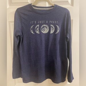 Thereabouts boys long sleeve moon theme
